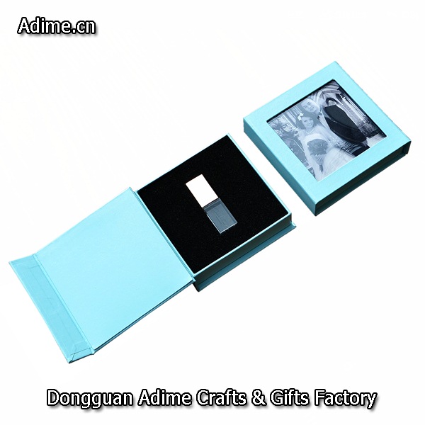 blue baby USB stick box