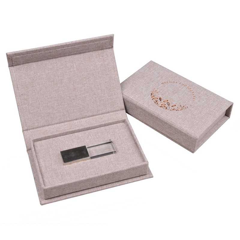 crystal USB stick packaging box