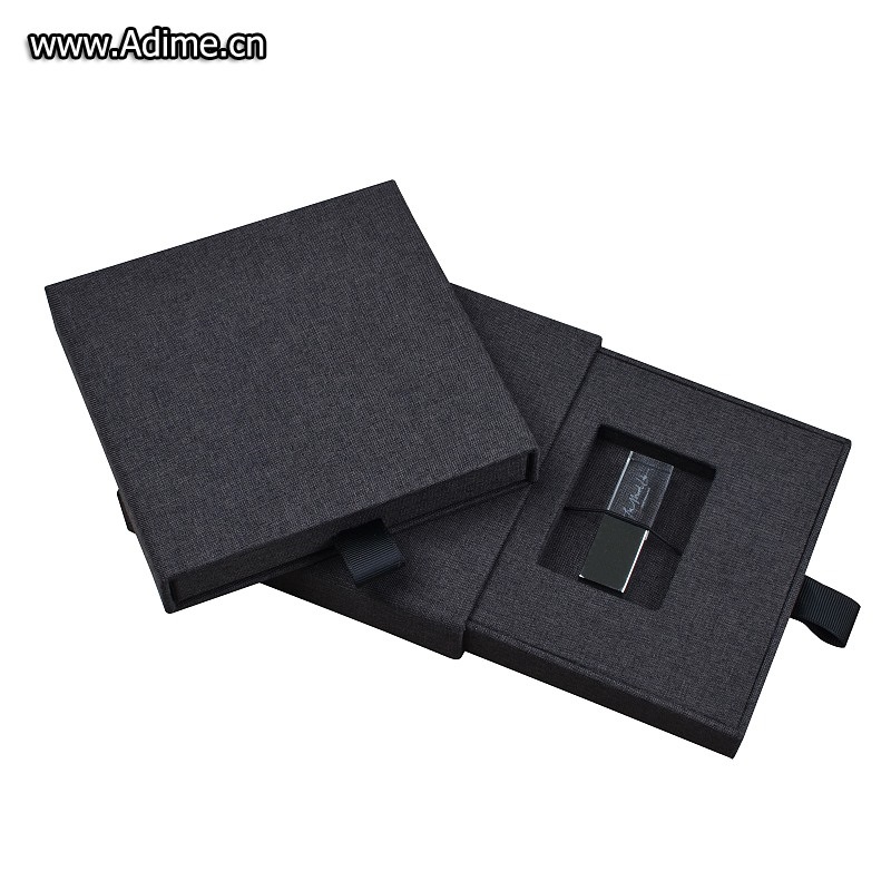 linen drawer USB flash drive packaging box