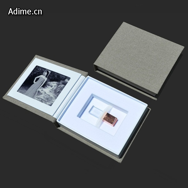 Leather Photo USB Gift Box