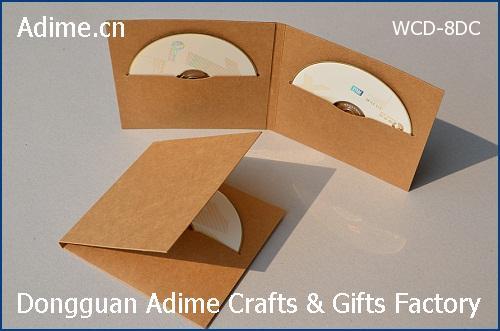 Kraft Double CD DVD Sleeves