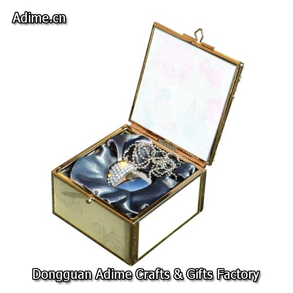 Glass Metal USB Gift Box