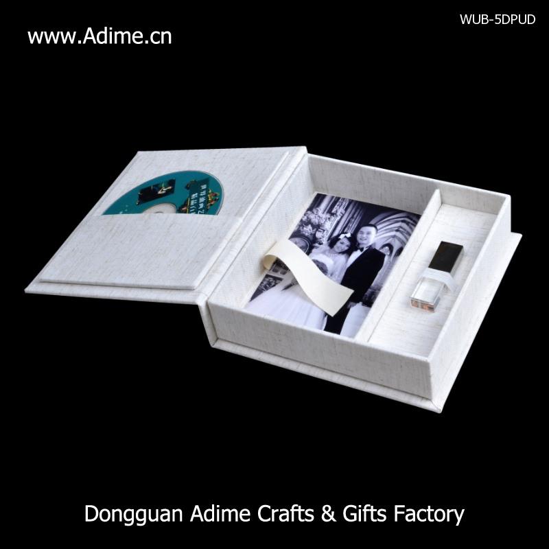 Cotton CD Photo USB Gift Boxes