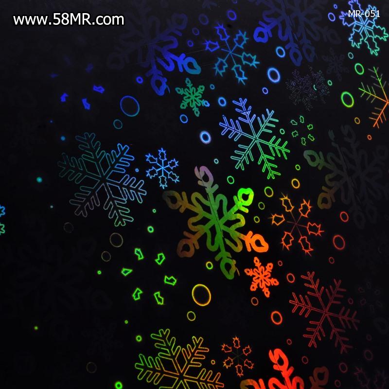 Snowflake Holographic Film