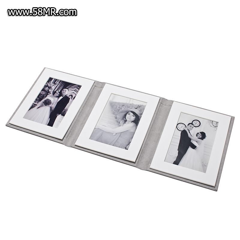 Fabric Triple Photo Frame