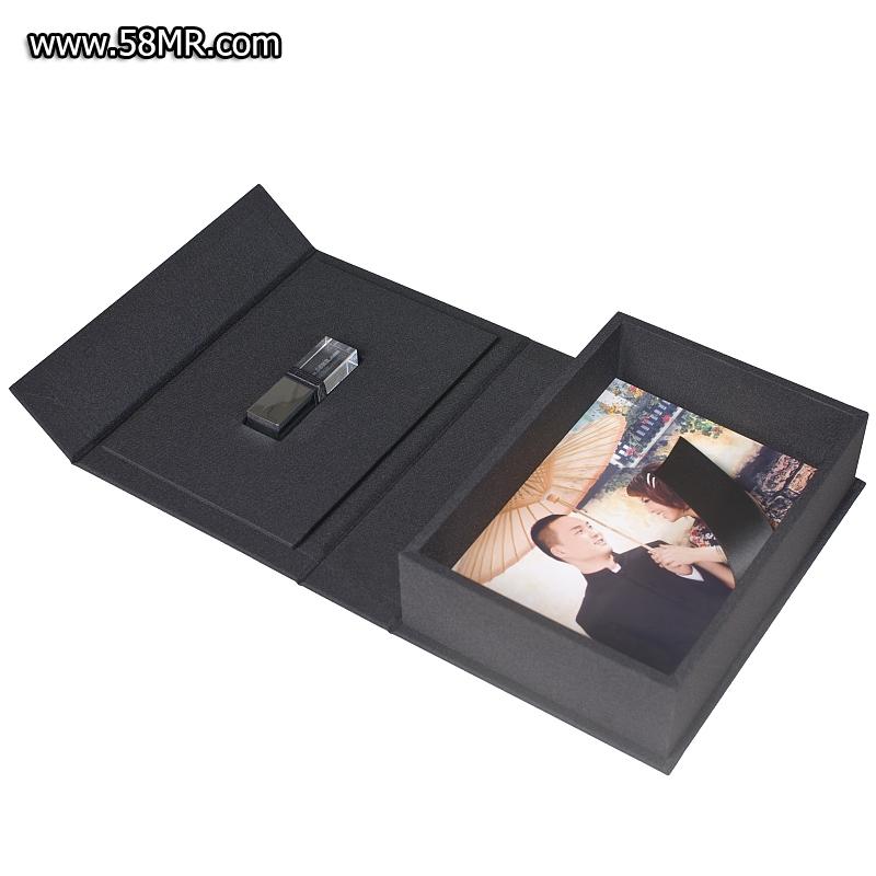 Linen USB Photo Box